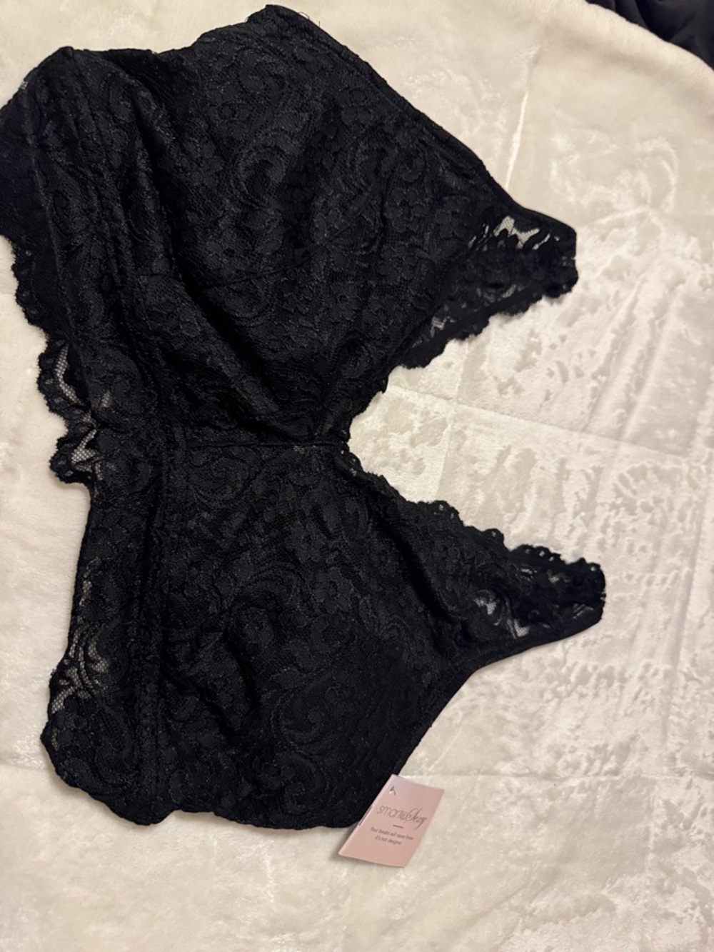 smart & sexy Black Lace Bralette
